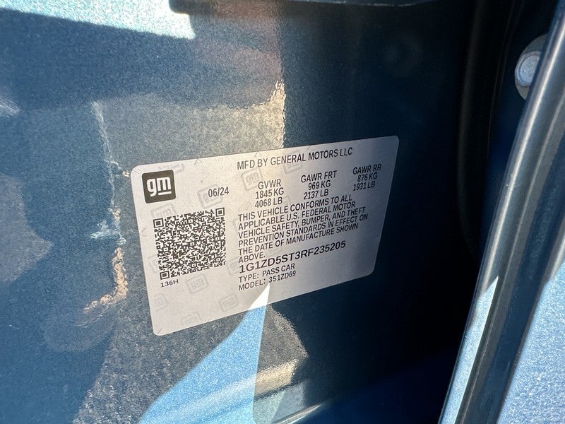 2024 Chevrolet Malibu 4dr Sdn 1LT