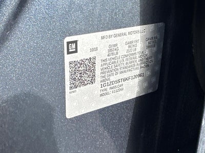 2019 Chevrolet Malibu 4dr Sdn LT w/1LT