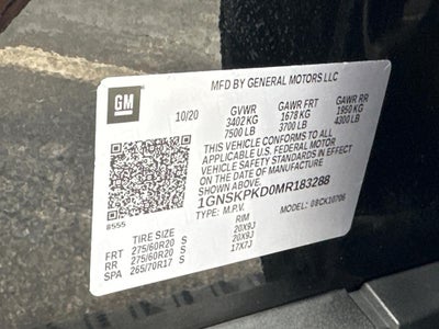 2021 Chevrolet Tahoe 4WD 4dr Z71