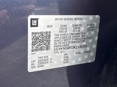 2019 Cadillac XT5 AWD 4dr Platinum