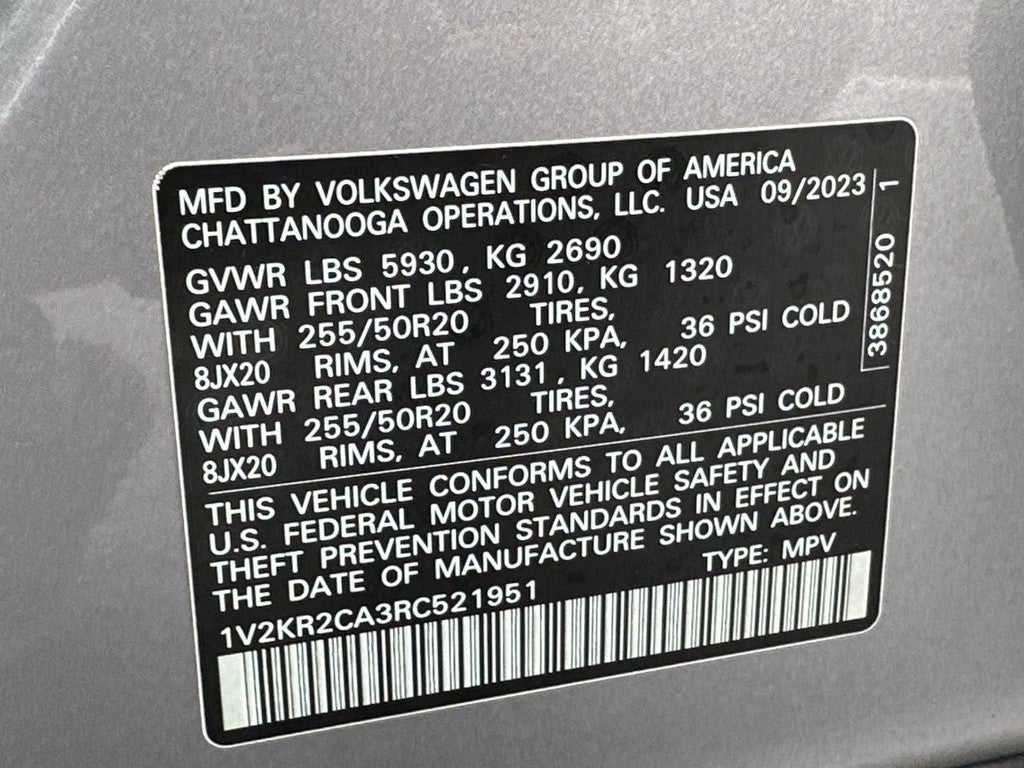 2024 Volkswagen Atlas 2.0T SE w/Technology 4MOTION