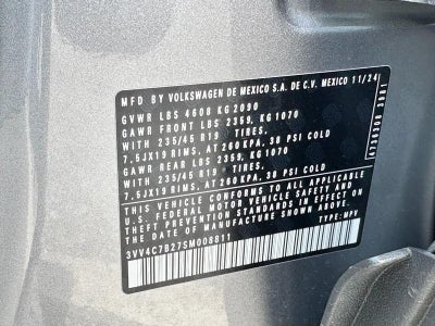 2025 Volkswagen Taos SEL 4MOTION
