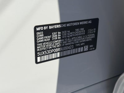2024 BMW X3 xDrive30i Sports Activity Vehicle