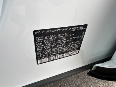 2026 Volkswagen Atlas 2.0T SEL 4MOTION