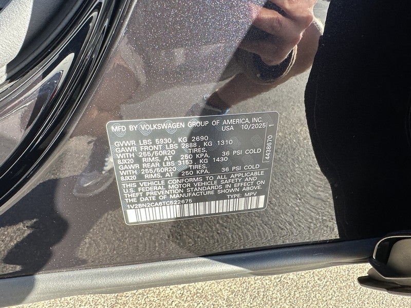 2026 Volkswagen Atlas 2.0T SEL 4MOTION