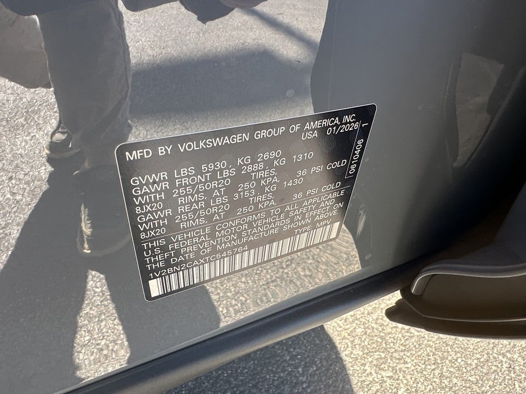 2026 Volkswagen Atlas 2.0T SEL 4MOTION