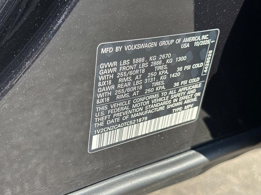 2026 Volkswagen Atlas 2.0T Peak Edition 4MOTION