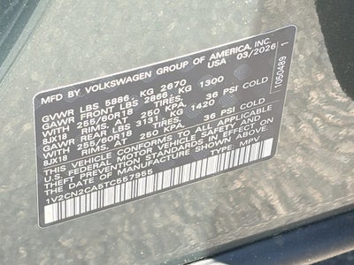 2026 Volkswagen Atlas 2.0T Peak Edition 4MOTION