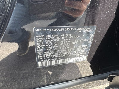 2026 Volkswagen Atlas 2.0T Peak Edition 4MOTION