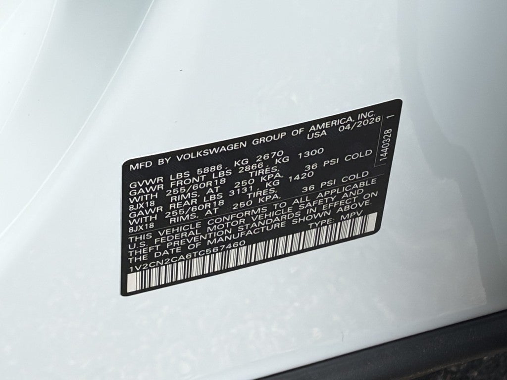 2026 Volkswagen Atlas 2.0T Peak Edition 4MOTION