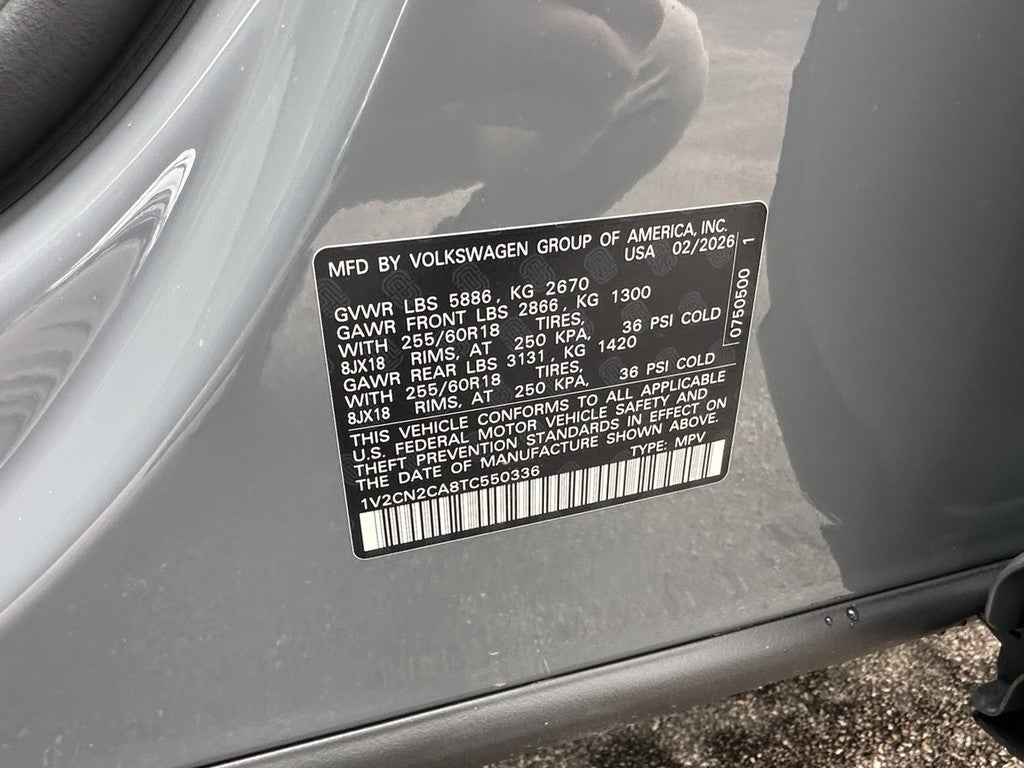 2026 Volkswagen Atlas 2.0T Peak Edition 4MOTION