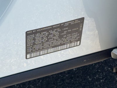 2026 Volkswagen Atlas 2.0T Peak Edition 4MOTION