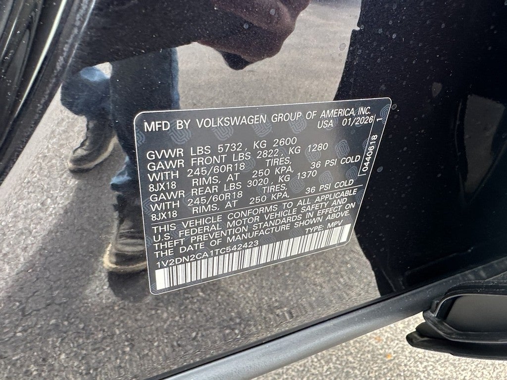 2026 Volkswagen Atlas 2.0T SE FWD