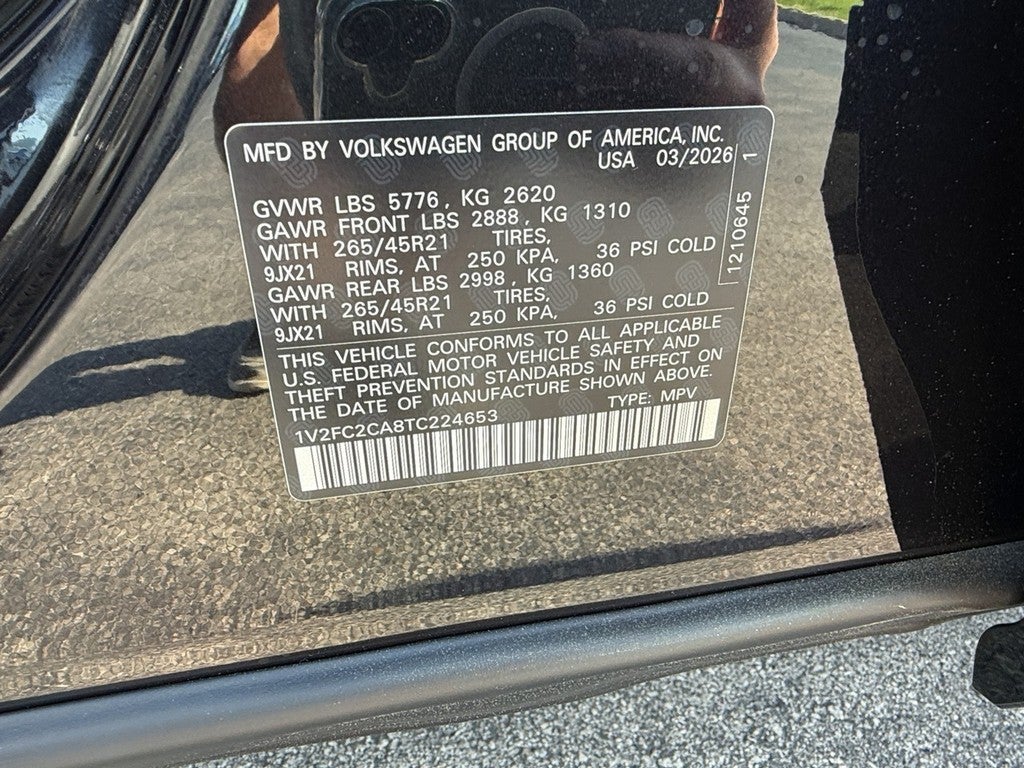 2026 Volkswagen Atlas Cross Sport 2.0T SEL Premium R-Line 4MOTION