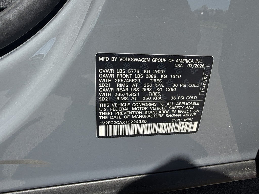 2026 Volkswagen Atlas Cross Sport 2.0T SEL Premium R-Line 4MOTION