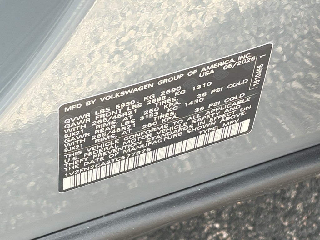 2026 Volkswagen Atlas 2.0T SEL Premium R-Line 4MOTION