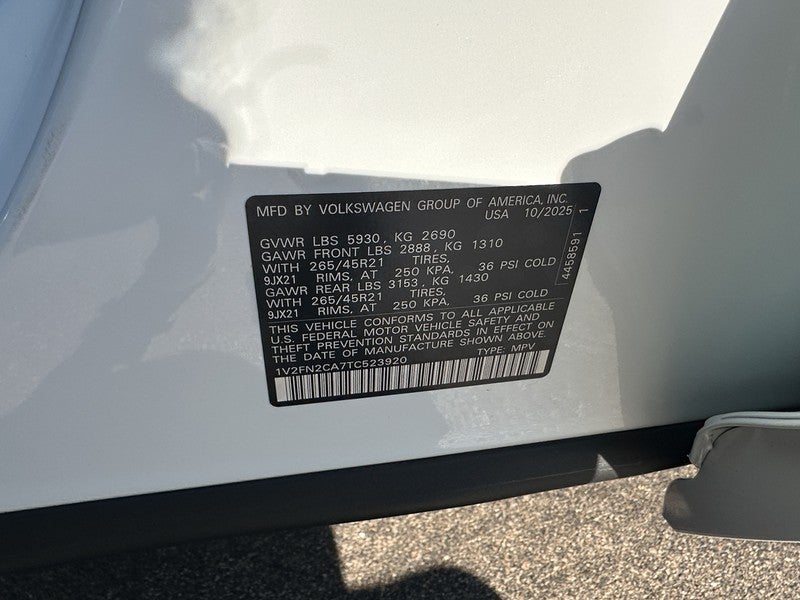 2026 Volkswagen Atlas 2.0T SEL Premium R-Line 4MOTION