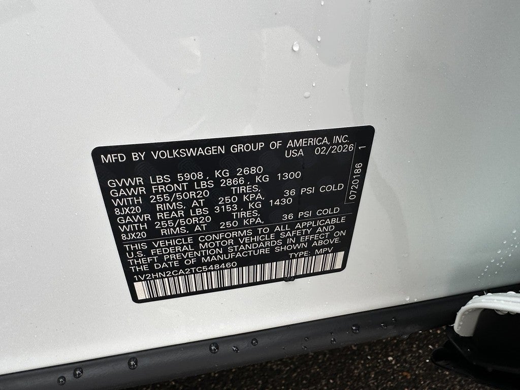 2026 Volkswagen Atlas 2.0T SE w/Technology 4MOTION