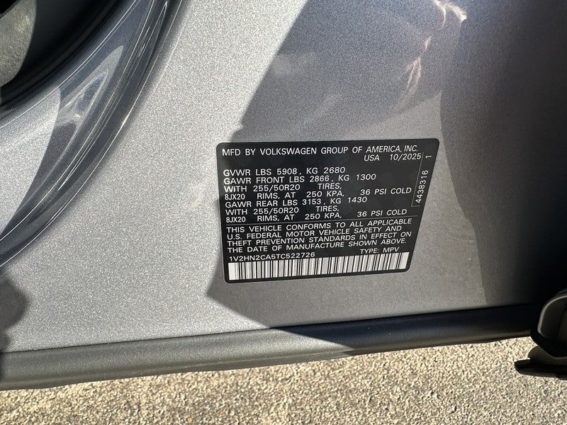 2026 Volkswagen Atlas 2.0T SE w/Technology 4MOTION