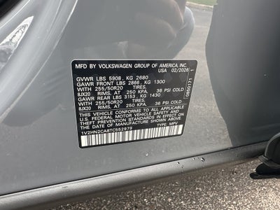 2026 Volkswagen Atlas 2.0T SE w/Technology 4MOTION