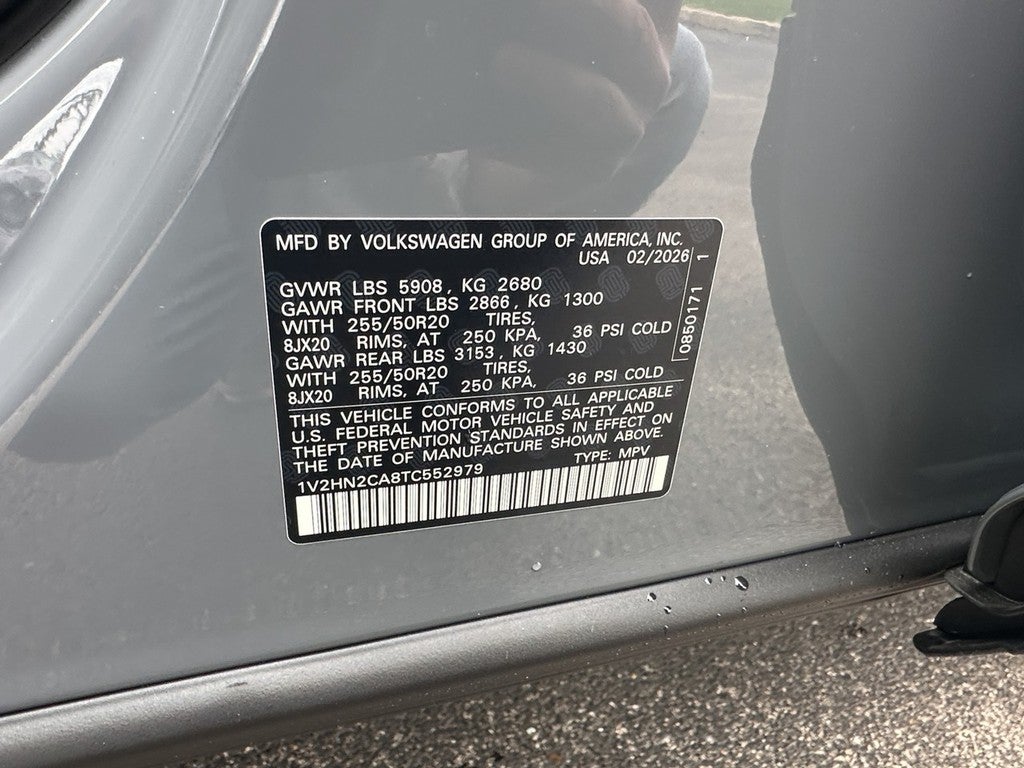 2026 Volkswagen Atlas 2.0T SE w/Technology 4MOTION