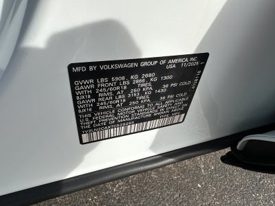 2026 Volkswagen Atlas 2.0T SE 4MOTION