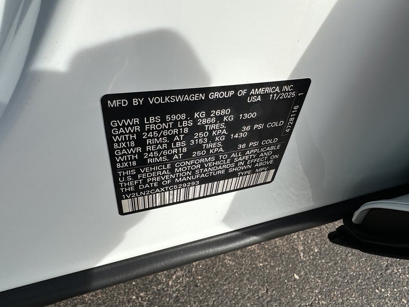 2026 Volkswagen Atlas 2.0T SE 4MOTION