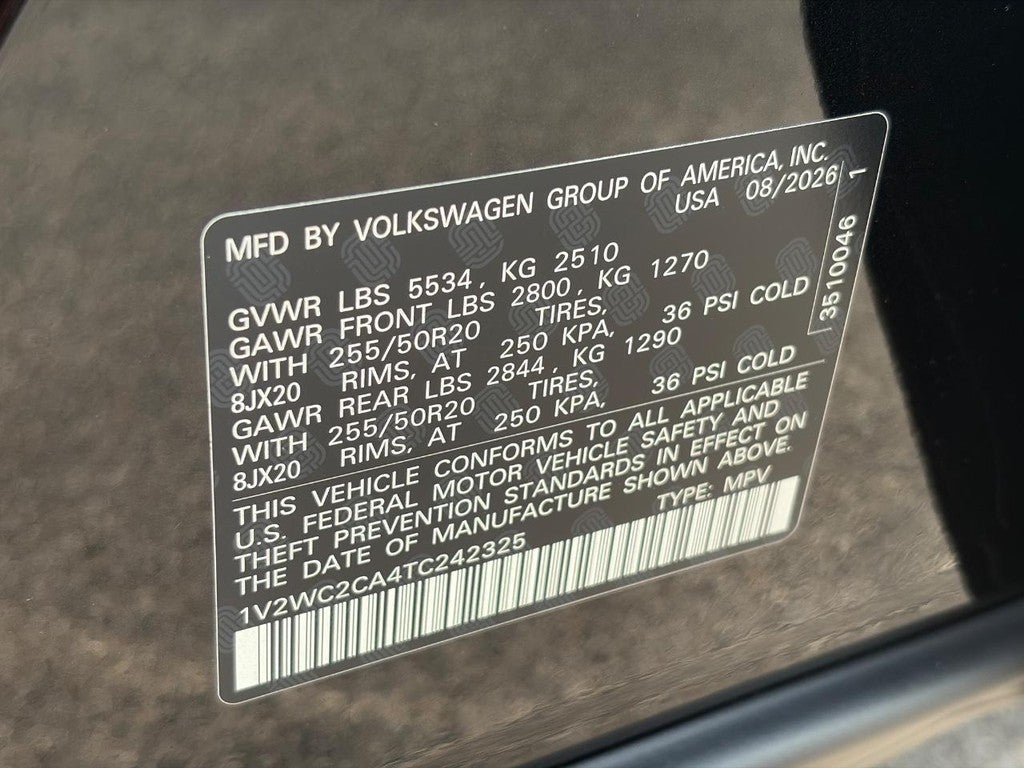 2026 Volkswagen Atlas Cross Sport 2.0T SE w/Technology FWD