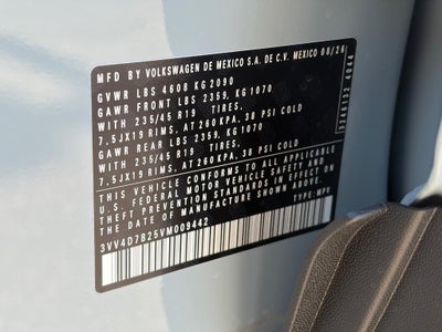 2027 Volkswagen Taos SEL 4MOTION
