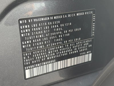 2026 Volkswagen Tiguan 2.0T S 4MOTION