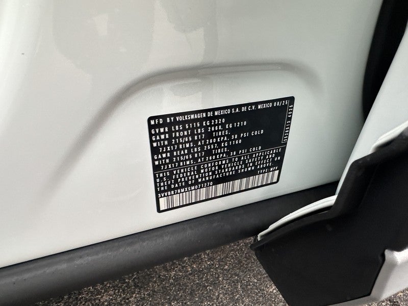 2025 Volkswagen Tiguan 2.0T S 4MOTION