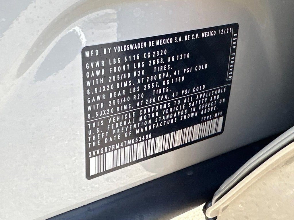 2026 Volkswagen Tiguan 2.0T SE R-Line Black 4MOTION