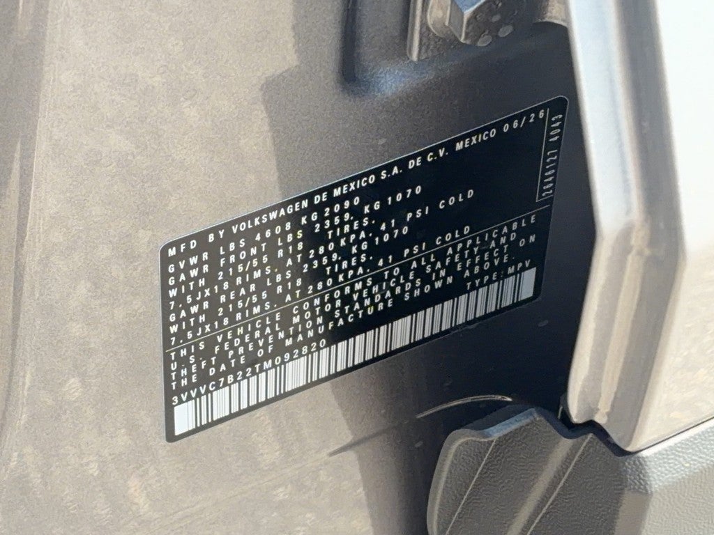 2026 Volkswagen Taos SE 4MOTION