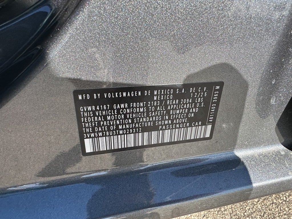 2026 Volkswagen Jetta S Auto