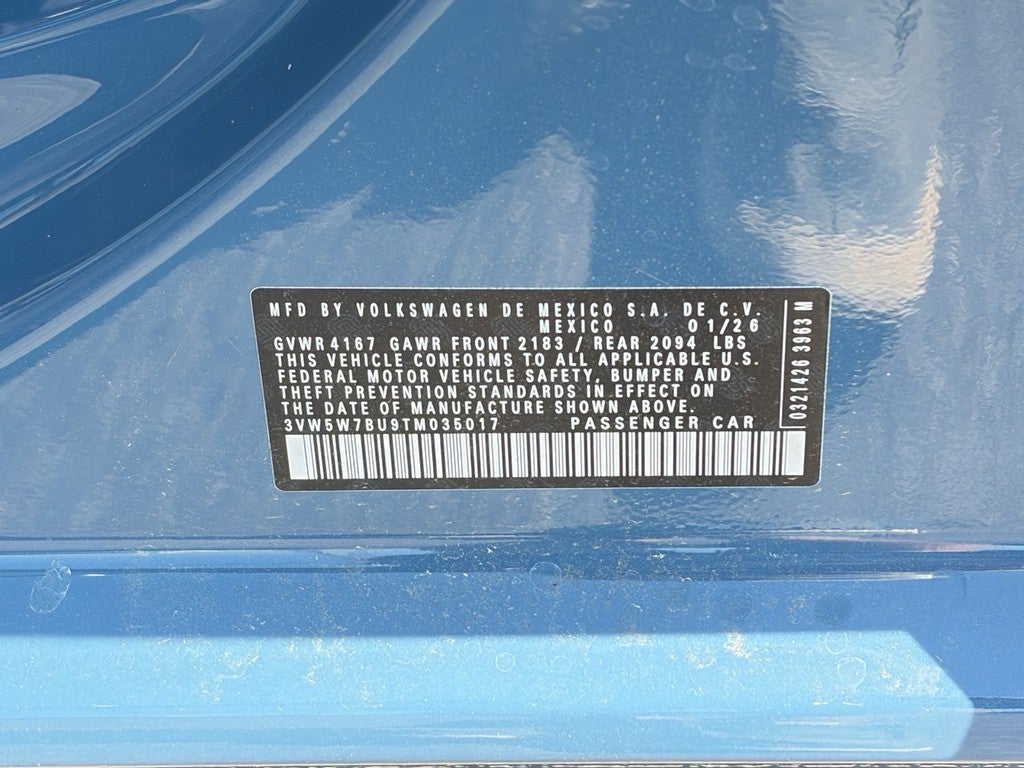 2026 Volkswagen Jetta S Auto