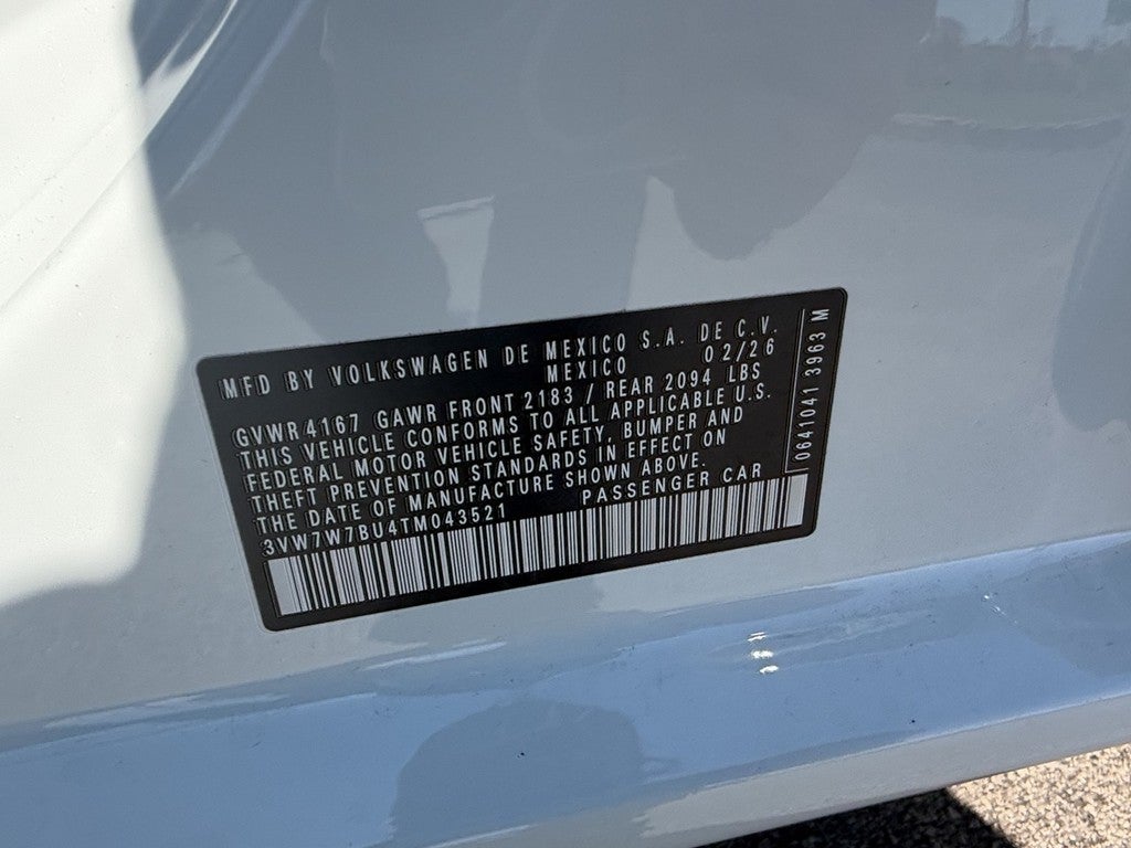 2026 Volkswagen Jetta SE Auto