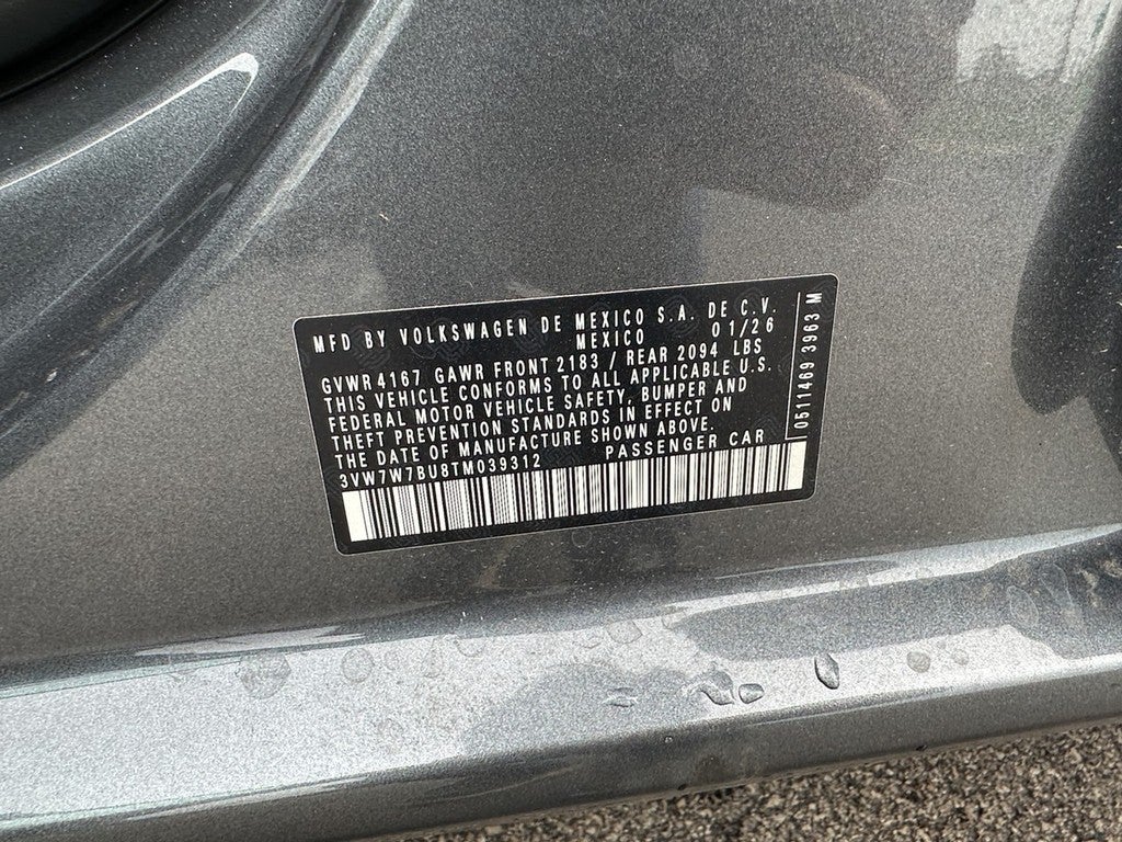 2026 Volkswagen Jetta SE Auto