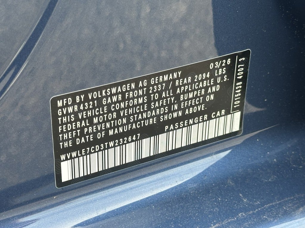 2026 Volkswagen Golf GTI 2.0T S DSG