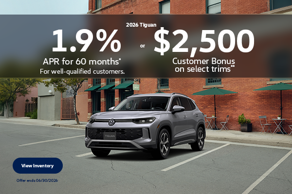 2026 Spring Tiguan APR Offer