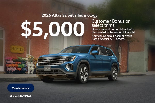Atlas SE W/Tech Customer Bonus 