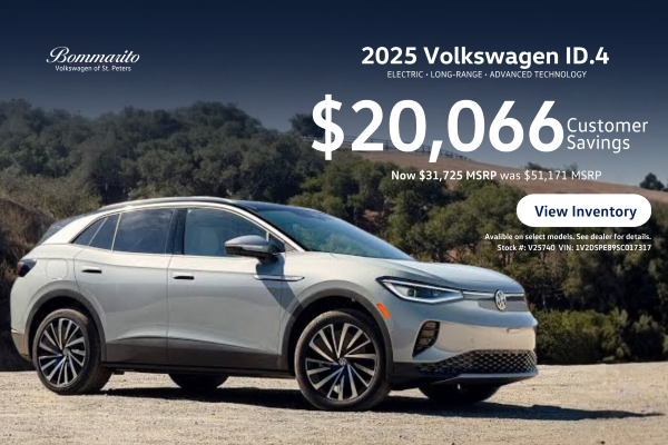 2025 Volkswagen ID.4 $20,066 Customer Savings